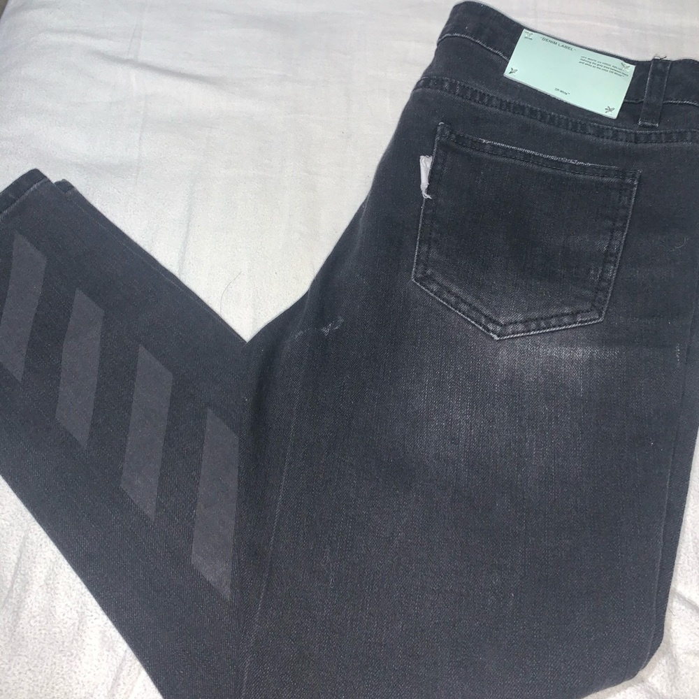 OFF-WHITE Black Denim